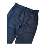 Quince  100% European Linen Pleated Trouser Women’s Size 8 Deep Navy Photo 1