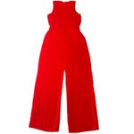 Banana Republic Banana‎ Republic Red Sleeveless Wide Leg Jumpsuit Size 4 with Belt NWT Photo 5