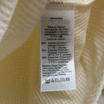 Madewell Waffle Knit Long Sleeve Crewneck Tee in Winter White, Size Medium Photo 7