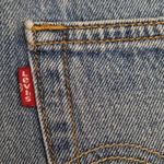 Levi's 501 Button Fly Cut Off Mom Denim Jean Shorts Size 28 Photo 4