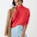 J for Justify New Jcrew Ribbed‎ mockneck sweater in Supersoft yarn Photo 1