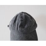 Pigment Dyed Adjustable Baseball Cap Gray Photo 2