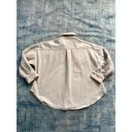 Treasure & Bond Pink Tinted Cream Button Front Shacket Women's XL Photo 1