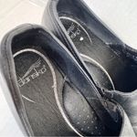 Dansko  Black Grey Leather Slip On Clogs Womens 7 Nursing Shoes Comfort Classic Photo 7