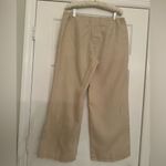 Sigrid Olsen  So Be It 100% Linen Khaki Wide Leg High Rise Women’s Sz 10 Pants Photo 1