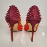 Steve Madden Testy Pointed Yellow Orange Purple Ombre Spiked 6.5 Photo 1