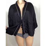 Volcom New.  black kimono top. Small. Retails $129 Photo 4