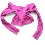 Vintage Cropped Off Shoulder Sweatshirt Pink Size undefined Photo 1