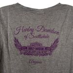 Harley Davidson Scottsdale Arizona Gray V Neck T Shirt Sz S Photo 5