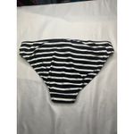 Ralph Lauren Lauren Striped Swimsuit Bottoms Women's Size 10 Bikini Black White Photo 1
