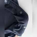 Athleta  Snappy Sweatshirt Dress Black long sleeve boxy relaxed crewneck sporty S Photo 7