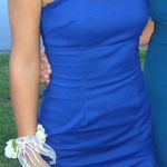 Revolve by the way. Shayla Ruffle Mini Dress in Cobalt Blue Photo 0