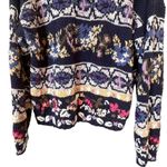 Vintage Hand Knit Jennifer Reed Grannycore Sweater Blue Photo 9