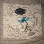 cupio  oatmeal Nude‎ cold shoulder long sleeve shirt Photo 3