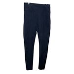 Spanx  Faux Suede Leggings Women’s Size Medium Navy Pull-On High Rise Slim Pants Photo 1