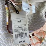 Shade & Shore  Women’s Floral Ruffle Bralette Bikini Top Size 34C NWT Photo 6