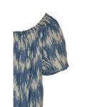 Gap  Women's‎ Shirt Dress Off-shoulder Print Pullover Pocket Light Blue Sz.XS NWT Photo 8