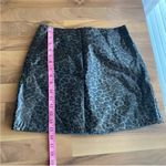 Majorelle Revolve Medina vinyl leopard print mini skirt small Photo 8