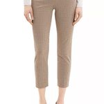 Theory  | slim fit cropped knit houndstooth pants Photo 0