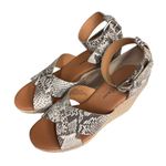 Treasure & Bond Poppy Snake Espadrille Wedge Heels Sandals Size 6M Ankle Strap Photo 4