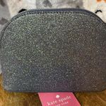 Kate Spade  Lola Glitter Cosmetic Bag Dusk Navy Small Dome NWT Photo 0