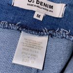 0² Denim O2 Denim medium denim raw hem mini skirt pre owned Photo 10