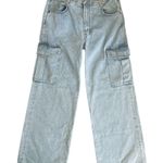 AGOLDE  Minka Wide Leg Cargo Denim Size 30 Photo 2