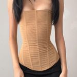 Corset top Tan Photo 0