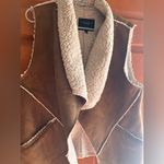 Sanctuary Brown Shearling Vest Photo 2