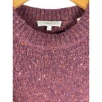 Vince Alpaca / Wool Blend Maroon Flecked Crewneck Side Vented Sweater Size XS Photo 5