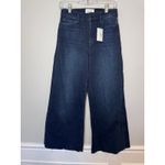 Frame  Le Palazzo Crop Wide Leg Jeans Porter Dark Blue Stretch Sz 26 NWT$250 Photo 2