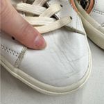 Madewell  White Orange Lace Up Sneakers Womens 8 Casual Comfort Shoes Some Wear Photo 11