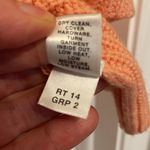 St. John Peach Zip front swing cardigan sweater Photo 5