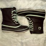 Sorel  1964 Premium Duck Boots Size 8 Brown Mint Green Waterproof Winter Snow. Photo 1