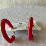 Sugarfix  by Baublebar: Gold Tone Pink Hoop Earrings Photo 4