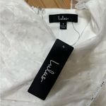 Lulus Forever Celebrated White Swiss Dot Ruched Tulle Midi Dress Photo 7