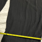 Madewell  smocked button-front crop jumpsuit black size 12wide leg viscose Photo 9