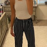 Brandy Melville Striped Blue Navy White Pants Bottoms Photo 10