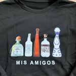 Mis Amigos Tequila Shirt Black Photo 1