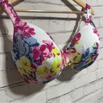 Cacique  Pink Floral Bra Lightly Lined Full Coverage Modern Collection New 38DDD Photo 1