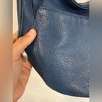 Brighton  Barbados Ziptop Hobo Bag Midnight Leather Braided Strap GUC Photo 5