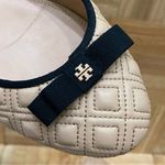 Tory Burch Marion Quilted Ballet Flat North Nappa Gross Grain Quilt Stitch 10.5 Photo 9