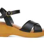 Style & Co | NWOT | Size 8.5 | Black Comfort Chloee Round Toe Wedge Buckle Sandals Photo 0