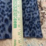 AQUA  100% Cashmere Gray Leopard Cheetah 3/4 Sleeve Fitted‎ Cardigan Womens XS Photo 4