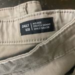 Buffalo David Bitton  Tan Daily Mid Rise Stretch Skinny Ankle Grazer Photo 2