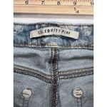 Celebrity Pink Womens Juniors Mid Rise Flare Jeans Roses Blue 9/29 Photo 6