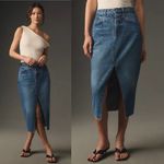 Reformation Jagger Denim Midi Skirt 30 Photo 1
