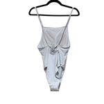 ANDIE  The Paloma One Piece Swimsuit White Ribbed Square Neck XS Tall NWT Beach Photo 3