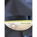 Aerie Offline By Real Me 3/4 CROP High Rise Leggings NAVY LARGE NWT Photo 3