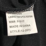 Solitaire Size Small  LACE LINED BLACK LONG SLEEVE DRESS Photo 7